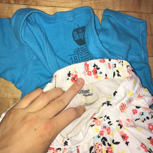 Beatles Onesie & Floral Skirt - Picture 2 of 4